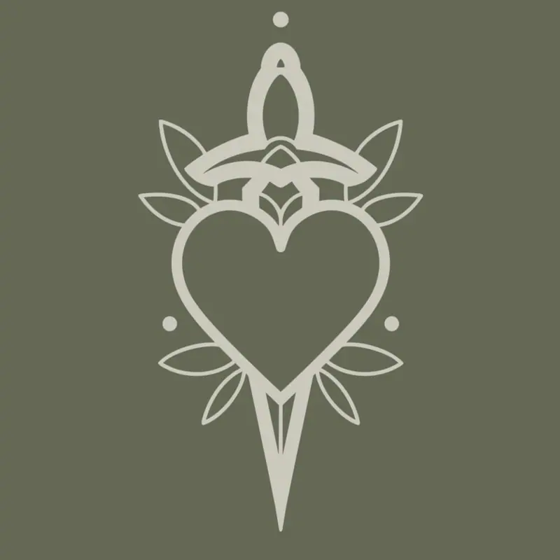 Heart & Dagger Tattoo - Tattoostudio