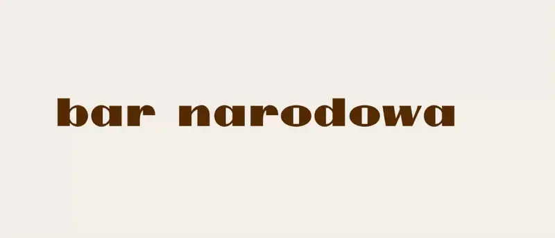 Bar Narodowa